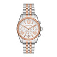 Michael Kors Women's Lexington Chronograph Two-Tone Stainless Steel Watch