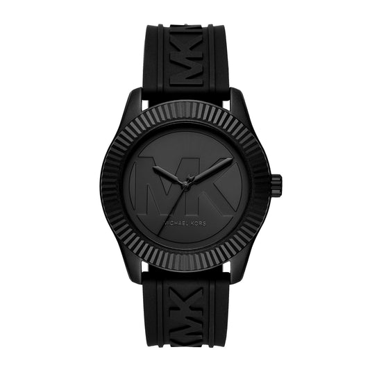 Michael Kors Women's Maddye Three-Hand, Black-Tone Aluminum Watch