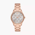 Michael Kors Layton Women's Rose Gold Stainless Steel Watch
