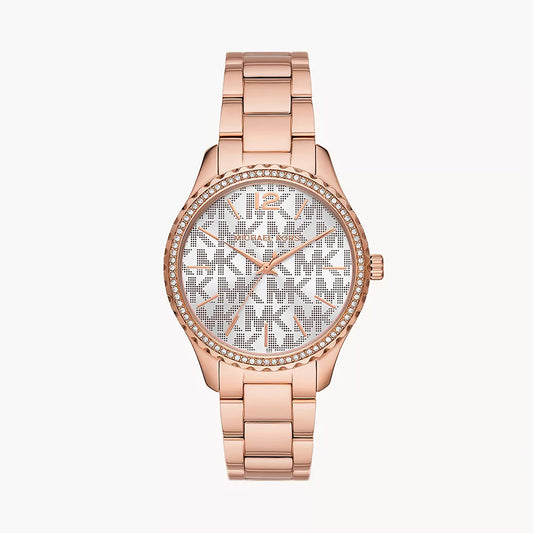 Michael Kors Layton Women's Rose Gold Stainless Steel Watch