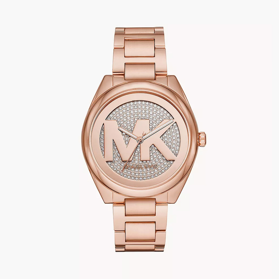 Michael Kors Janelle Women's Rose Gold Stainless Steel Watch