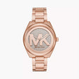 Michael Kors Janelle Women's Rose Gold Stainless Steel Watch