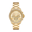 Michael Kors Wren Chronograph Gold-Tone Stainless Steel Watch