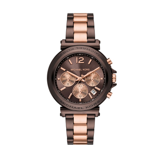 Michael Kors Ladies Brown Stainless Steel Women's Watch