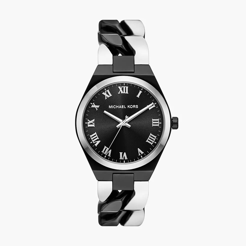 Michael Kors Lennox Three-Hand Stainless Steel Watch - MK7502