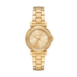 Michael Kors Maren Three-Hand Gold-Tone Stainless Steel Watch