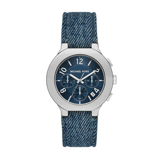 Michael Kors Gramercy Chronograph Blue Denim Watch