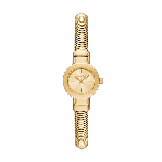 Michael Kors Gramercy Two-Hand Gold-Tone Stainless Steel Watch