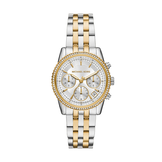 Michael Kors Mini Bryant Chronograph Two-Tone Stainless Steel Watch