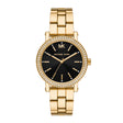 Michael Kors Women's Corey Three-Hand Gold-Tone Stainless Steel Watch