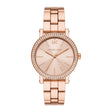 Michael Kors Women's Corey Three-Hand Rose Gold-Tone Stainless Steel Watch