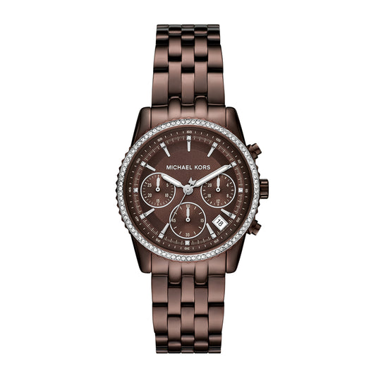 Michael Kors Women's Bryant Chronograph Brown Stainless Steel Watch