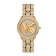 Michael Kors Women's Phoebe Three-Hand Gold-Tone Stainless Steel Watch