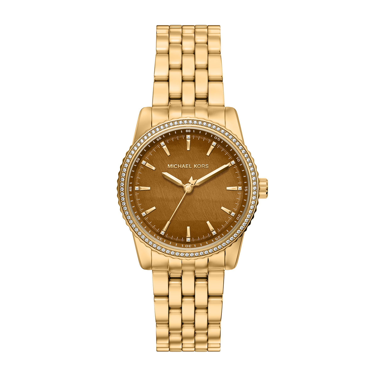 Michael Kors Women's Bryant Three-Hand Gold-Tone Stainless Steel Watch - MK7581