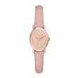 Michael Kors Women's Maude Three-Hand Pink Leather Watch