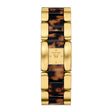Michael Kors Women's Darrington Two-Hand Brown Acetate and Gold-Tone Stainless Steel Watch
