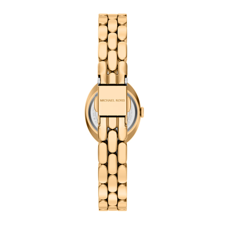 Michael Kors Women's Maude Three-Hand Gold-Tone Stainless Steel Watch and Bracelet Set