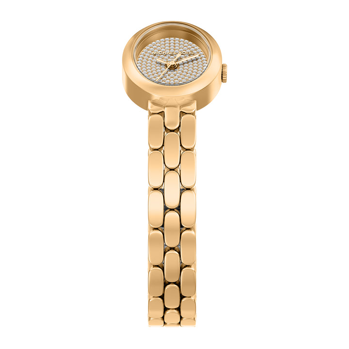 Michael Kors Women's Maude Three-Hand Gold-Tone Stainless Steel Watch and Bracelet Set