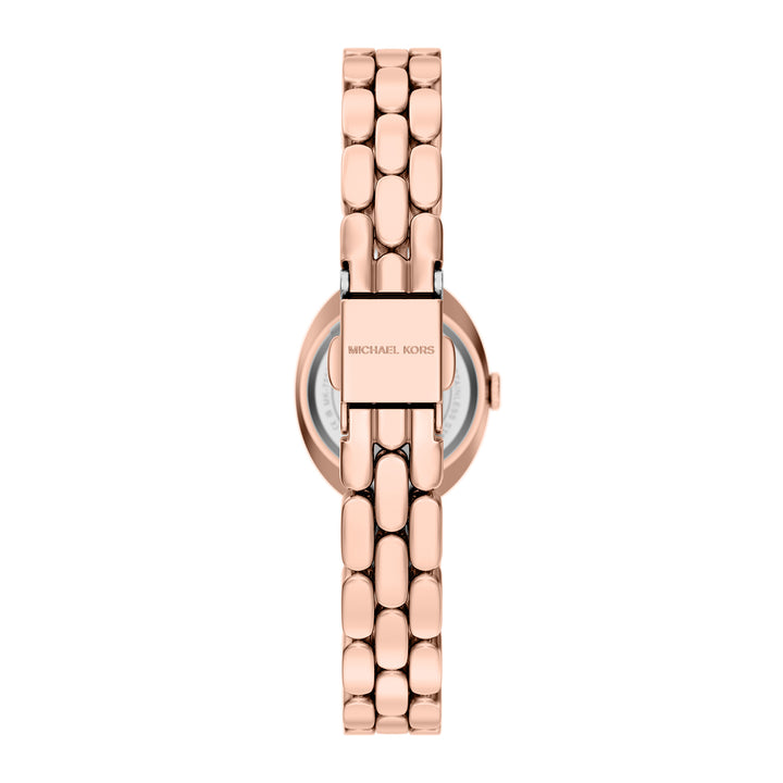 Michael Kors Women's Maude Three-Hand Rose Gold-Tone Stainless Steel Watch and Bracelet Set