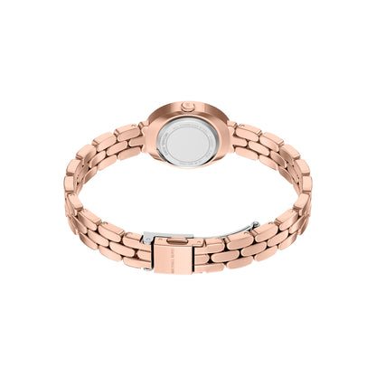 Michael Kors Women's Maude Three-Hand Rose Gold-Tone Stainless Steel Watch and Bracelet Set - MK7598SET