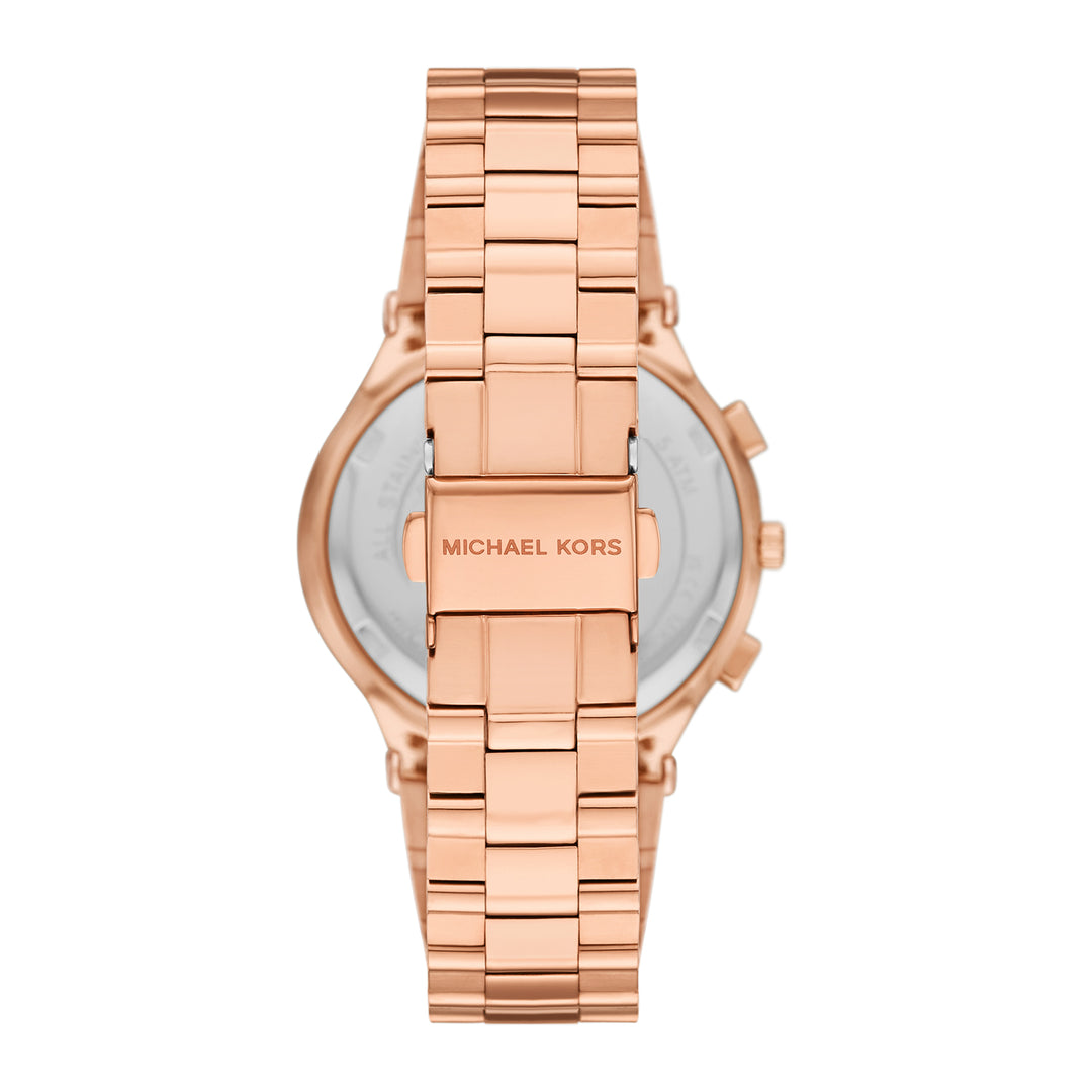 Michael Kors Women's Billie Chronograph Rose Gold-Tone Stainless Steel Watch