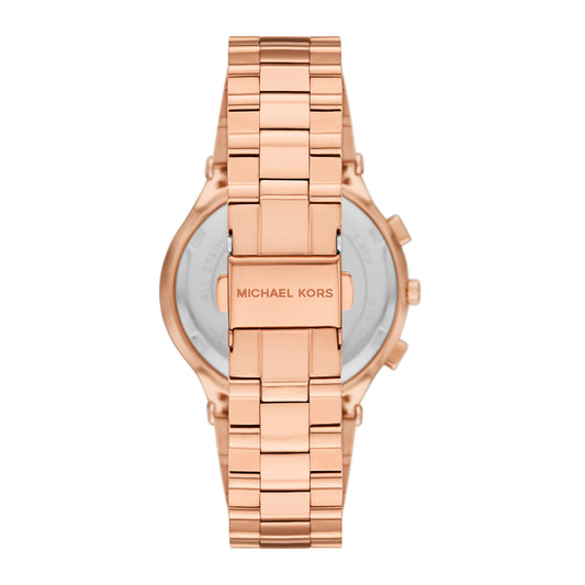 Michael Kors Women's Billie Chronograph Rose Gold-Tone Stainless Steel Watch