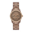 Michael Kors Women's Bryant Multifunction Beige Gold Acetate and Stainless Steel Watch