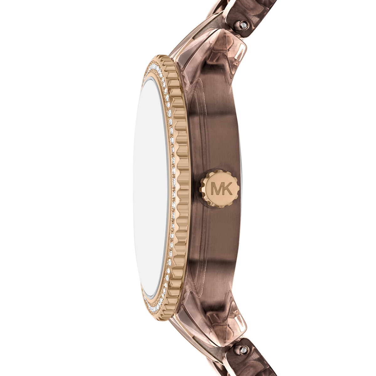 Michael Kors Women's Bryant Multifunction Beige Gold Acetate and Stainless Steel Watch