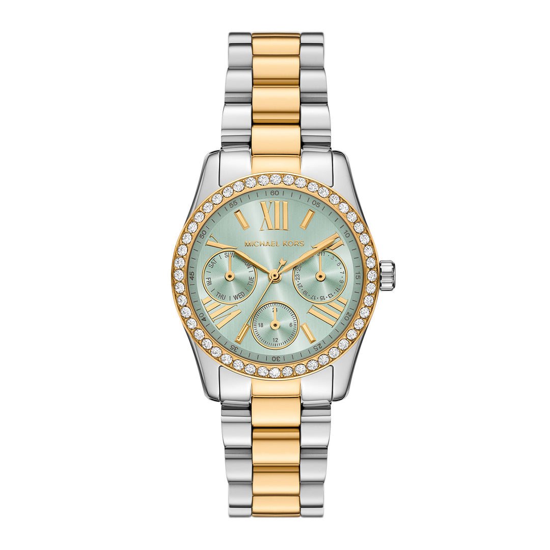 Michael Kors Women's Lexington Multifunction Two-Tone Stainless Steel Watch