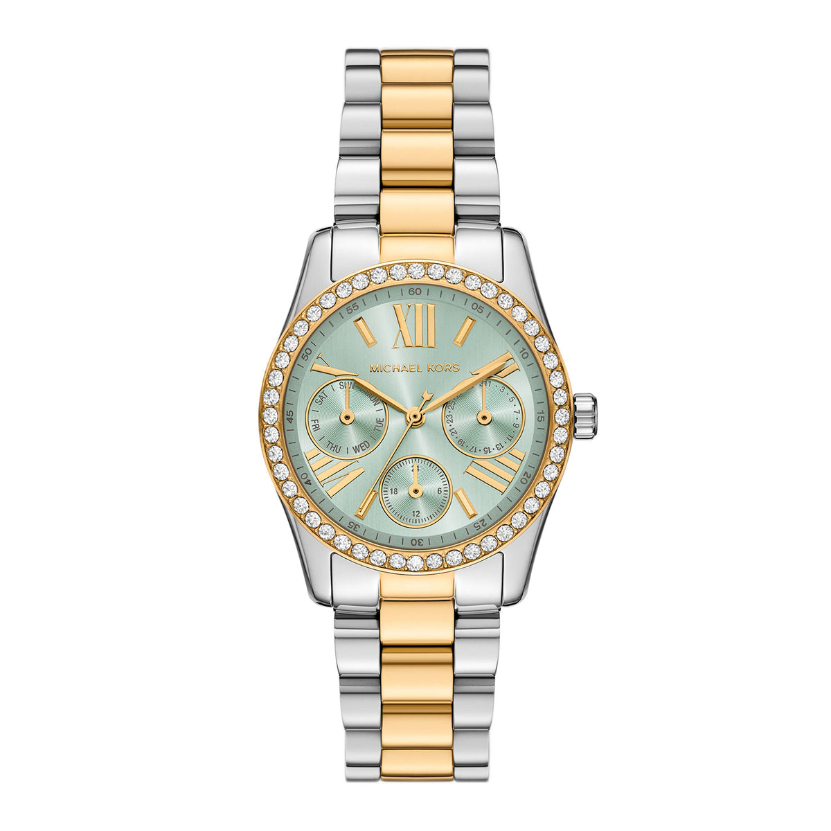 Michael Kors Women's Lexington Multifunction Two-Tone Stainless Steel Watch - MK7609