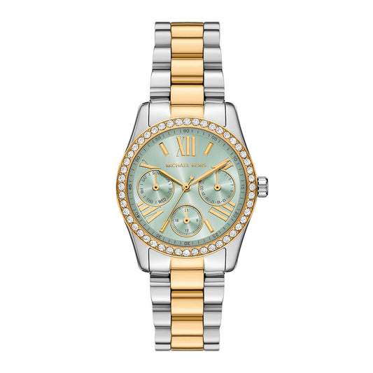 Michael Kors Women's Lexington Multifunction Two-Tone Stainless Steel Watch