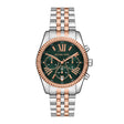 Michael Kors Women's Lexington Chronograph Two-Tone Stainless Steel Watch