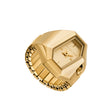 Michael Kors Women's Suri Two-Hand Gold-Tone Stainless Steel Watch Ring