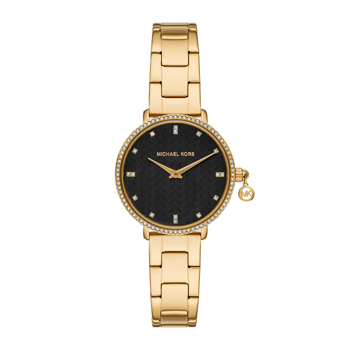 Michael Kors Women's Pyper Two-Hand Gold-Tone Stainless Steel Watch - MK7616