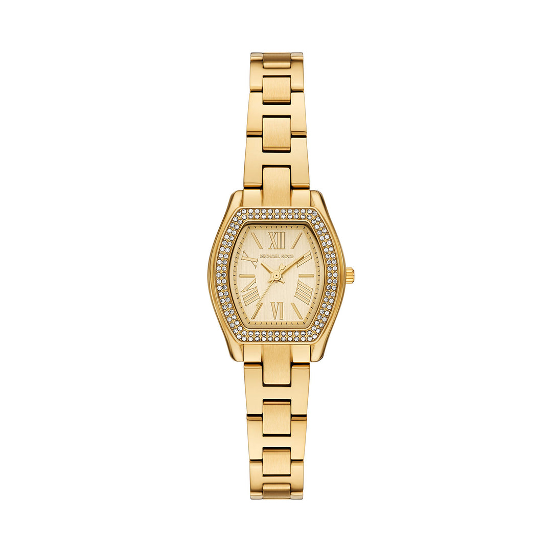 Michael Kors Women's Chelsea Three-Hand Gold-Tone Stainless Steel Watch