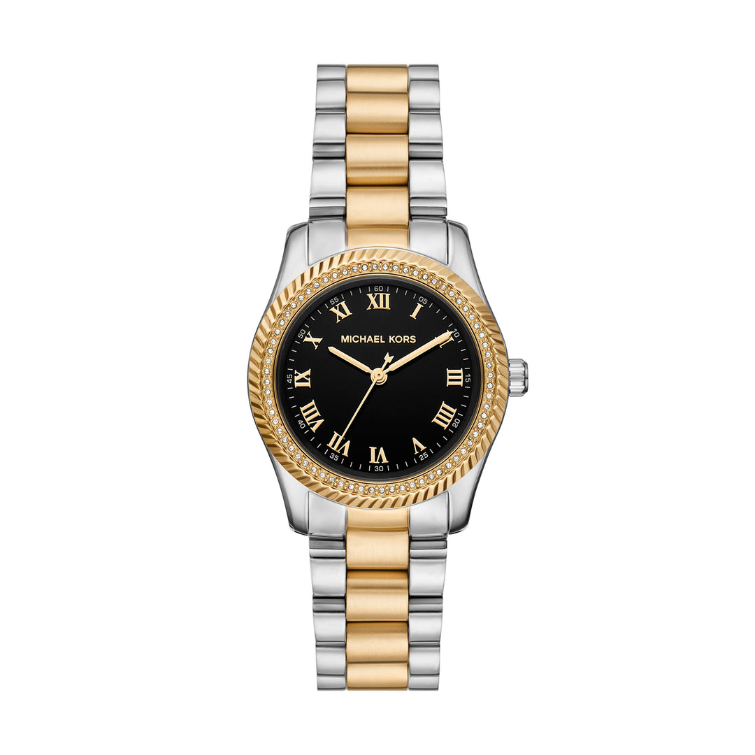 Michael Kors Women's Lexington Three-Hand Two-Tone Stainless Steel Watch