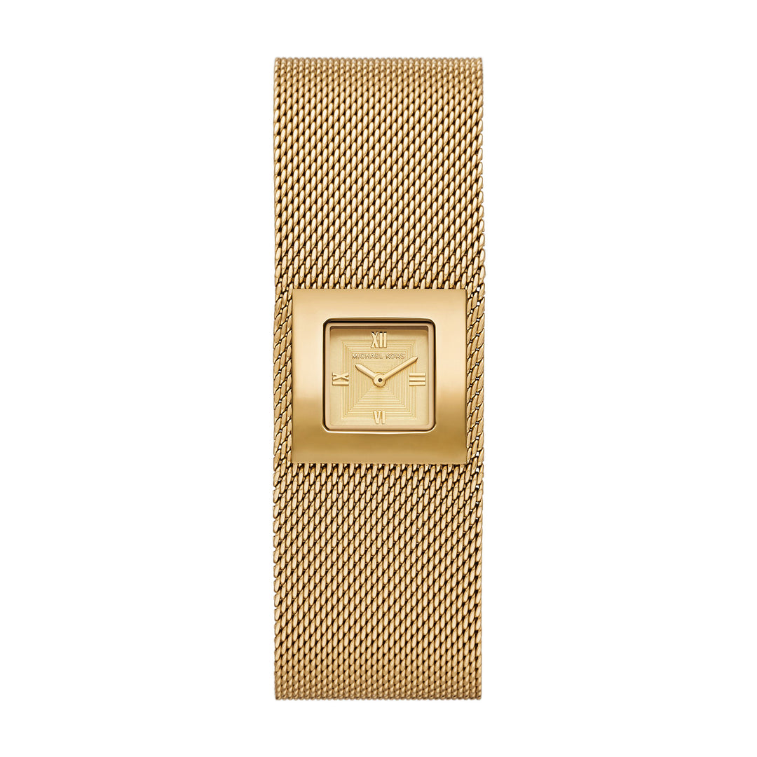 Michael Kors Women's Georgie Two-Hand Gold-Tone Stainless Steel Watch