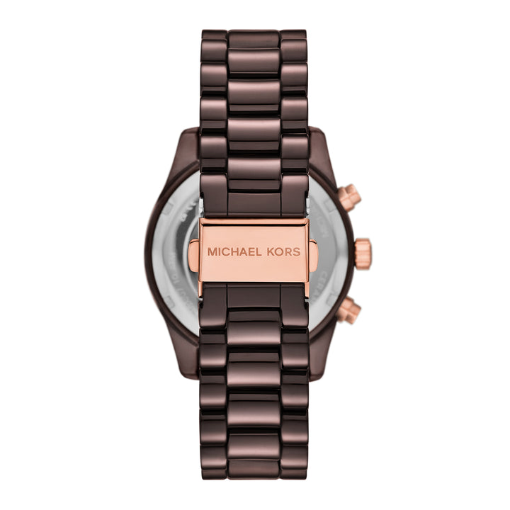 Michael Kors Women's Lexington Chronograph Brown Ceramic Watch