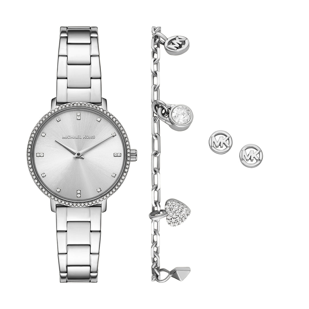 Michael Kors Women's Pyper Two-Hand Stainless Steel Watch