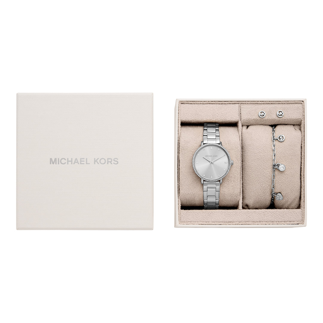 Michael Kors Women's Pyper Two-Hand Stainless Steel Watch