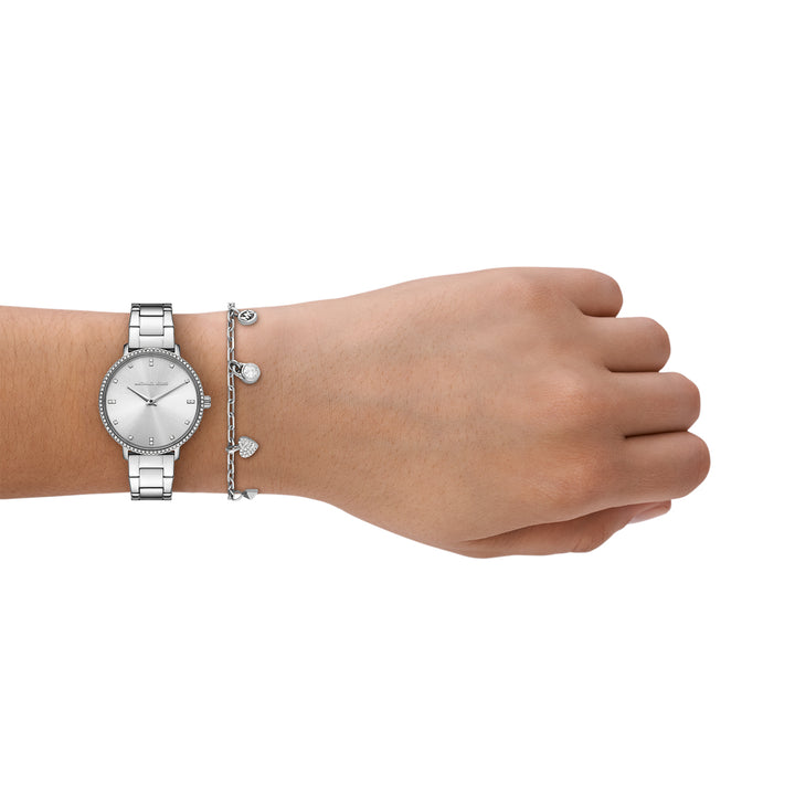 Michael Kors Women's Pyper Two-Hand Stainless Steel Watch