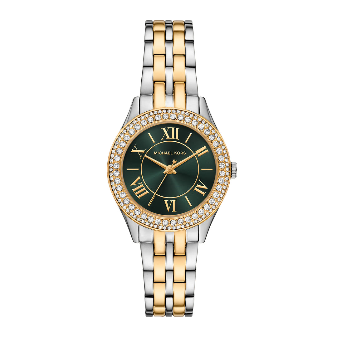 Michael Kors Women's Harlowe Three-Hand Two-Tone Stainless Steel Watch
