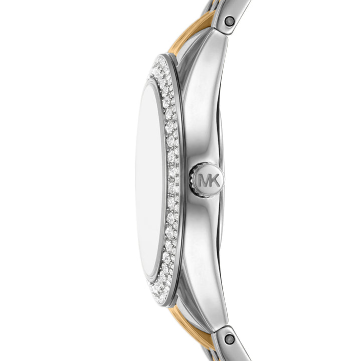 Michael Kors Women's Harlowe Three-Hand Two-Tone Stainless Steel Watch