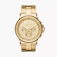 Michael Kors Dylan Men's Gold Stainless Steel Watch