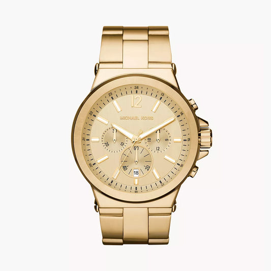 Michael Kors Dylan Men's Gold Stainless Steel Watch