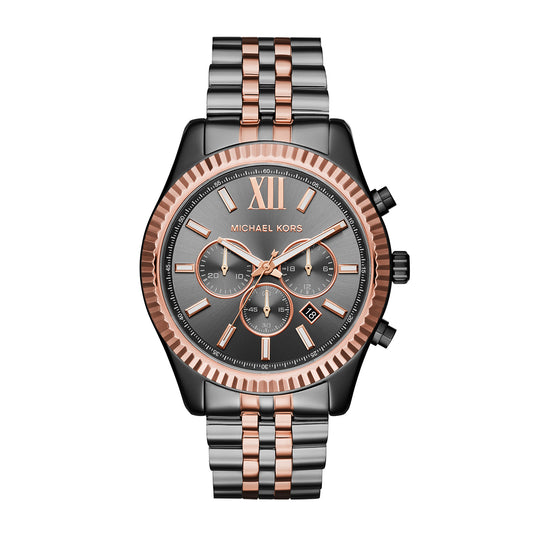 Michael Kors Lexington Chronograph Grey Dial Men's Watch