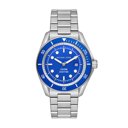 Michael Kors Maritime Silver Stainless Steel Men's Watch