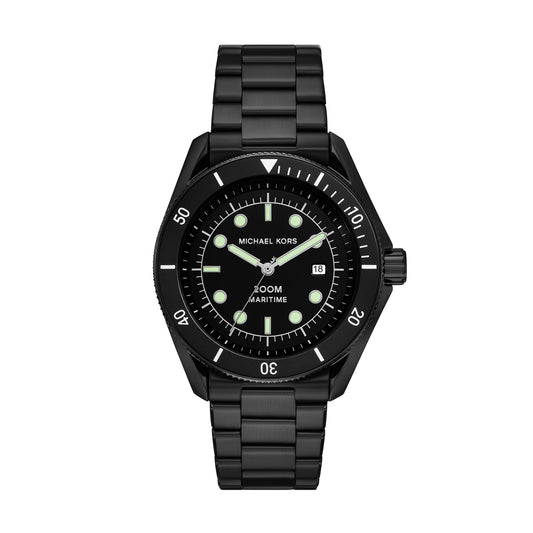Michael Kors Mens Black Stainless Steel Men's Watch