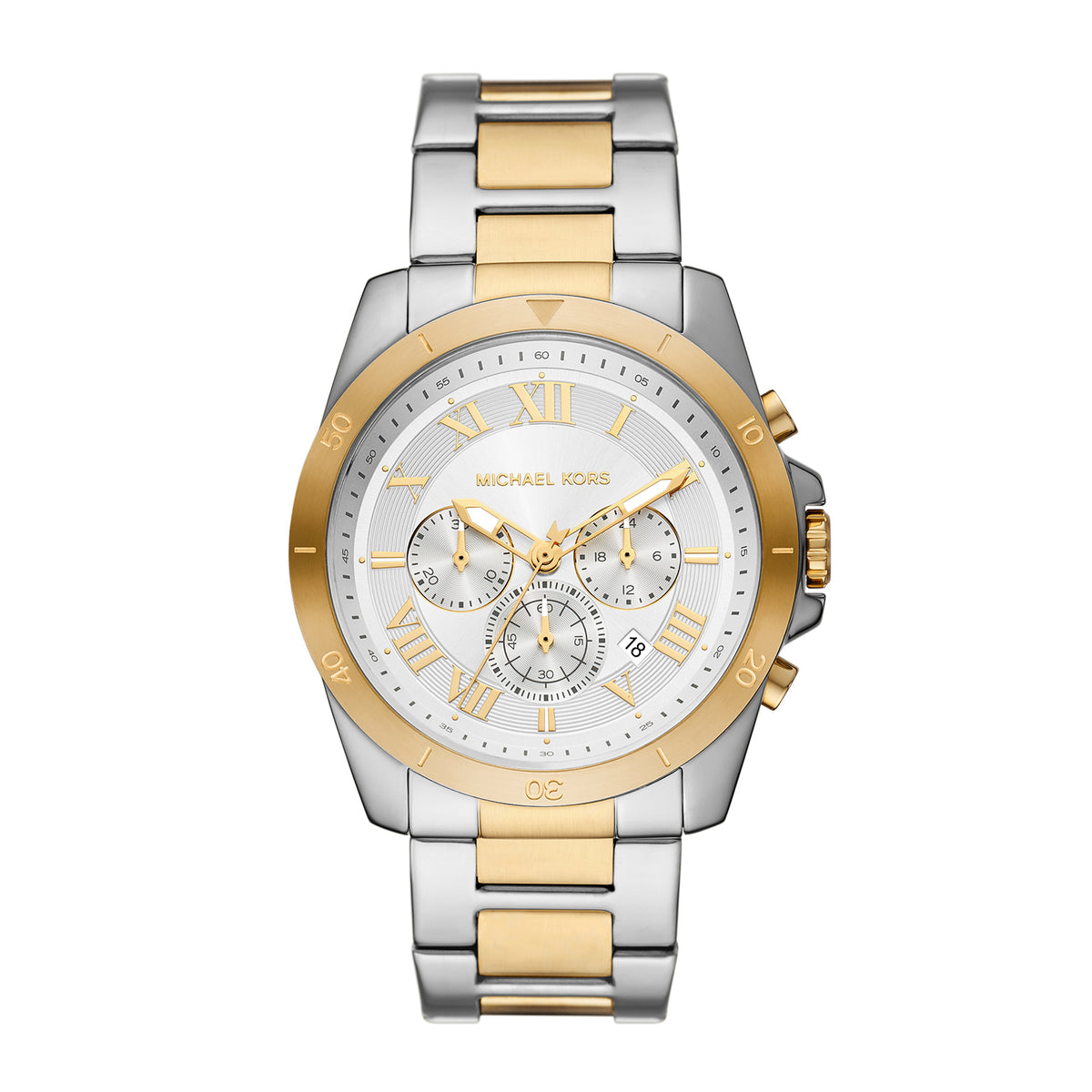 Michael Kors Men's Alek Chronograph, Two-Tone Stainless Steel Watch