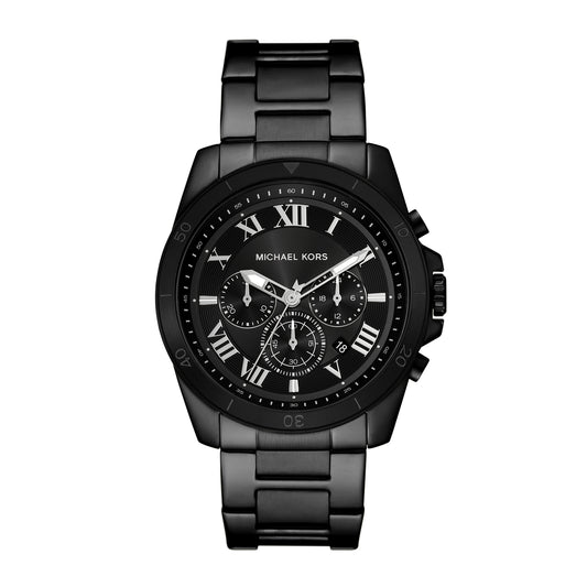 Michael Kors Men's Alek Chronograph, Black Stainless Steel Watch
